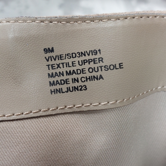 NEW Splendid Vivie Beige Block Heel Zip Up Knee High Boots W929 - Picture 11 of 12